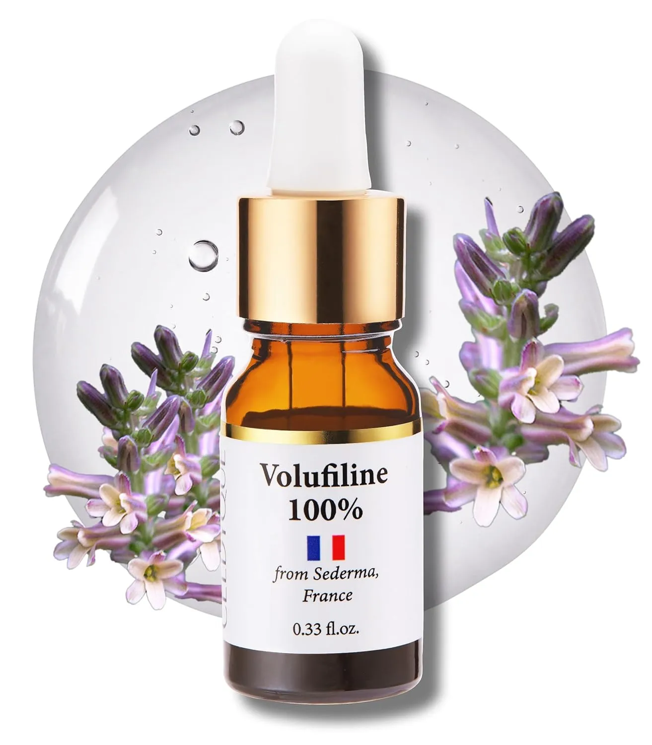 100% Pure Volufiline Concentrate Mix-in Serum - Skin Firming Solution & Clinically Proven | Anti-Wrinkle, Enhances Facial Contours, Boosts Collagen for Sagging Mature Skin Korean Skincare