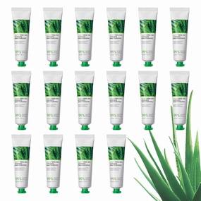16PCS Organic Aloe Vera Gel for Face and Body,Hydrating After Sun Lotion,Moisturizing Pure Vera Moisturizer,Travel Size Gel Moisturizer,Aloe Lotion for After Sun Care and Skin Care After Hair Removal