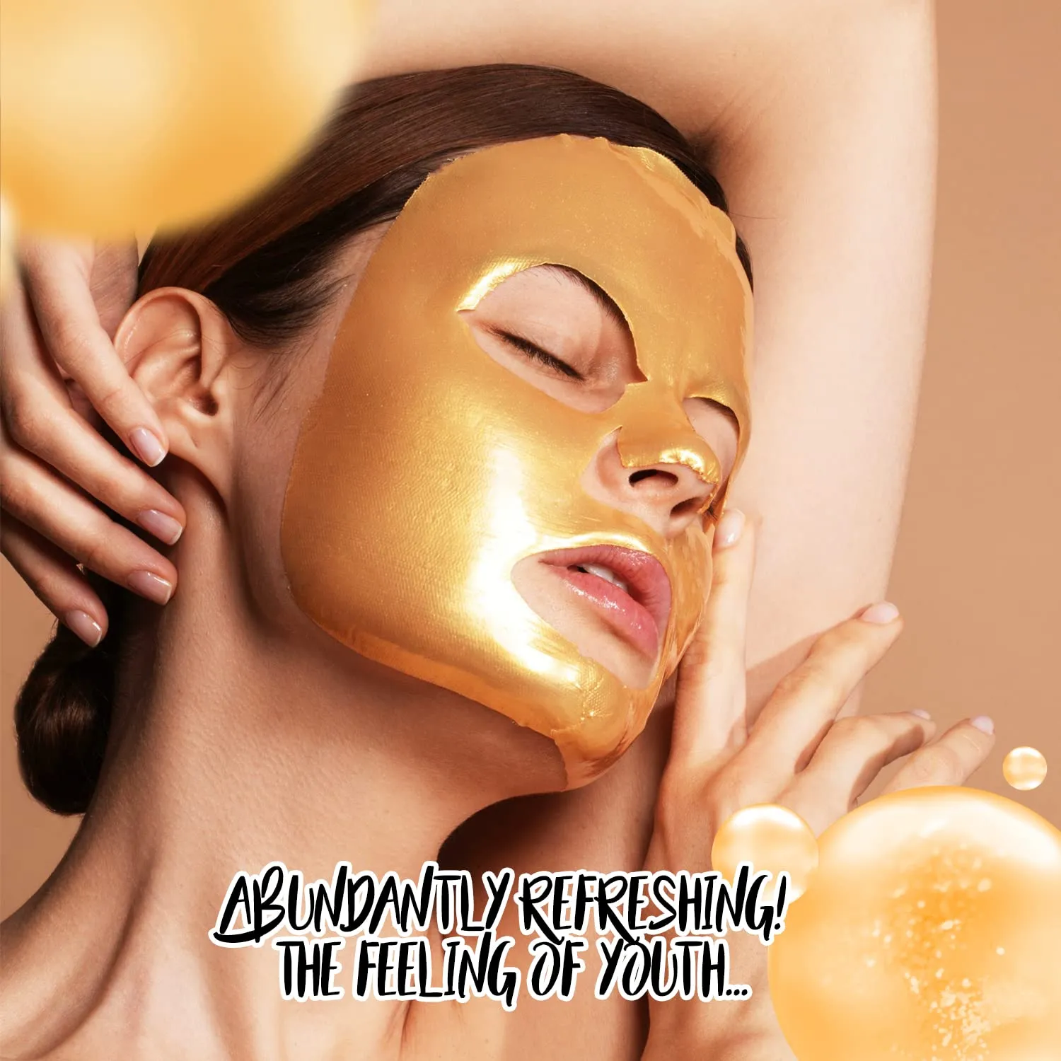24K Collagen Facial Mask (15 PCS) Anti Wrinkle, Firm Skin & Hydrating Skin Anti Aging, Puffiness, Mask for Revitalizing