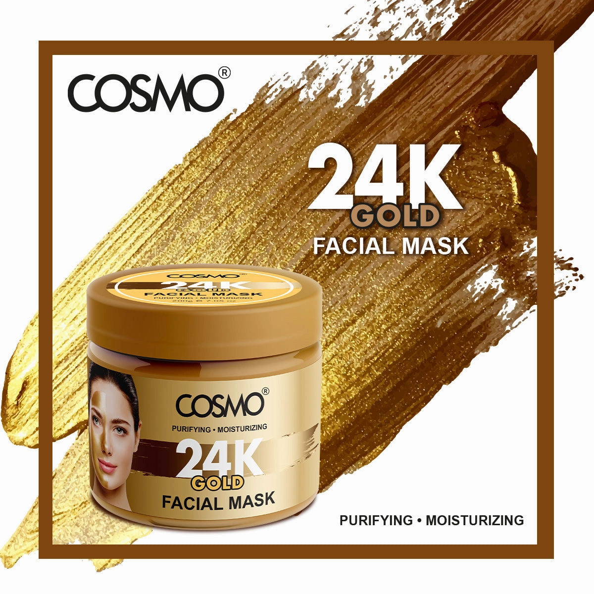 24K Gold Facial Mask