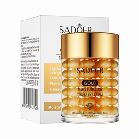 2 Pack For SADOER 24K Gold Moisturizing Tender Eye Cream Lotion,Lightweight Non Greasy,Rejuvenating and Elastic,Firming Nourishing Eye Creams,eye care.Brightens and cares for the eye area 60g