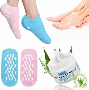 2Pairs Moisturizing Socks and Urea Cream 40 Percent