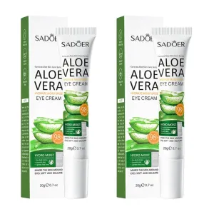 3 Pack For SADOER Aloe Vera Hydrating Eye Cream Lotion,Nourishing Moisturizing Firming Eye Creams,eye care.Brightens and cares for the eye area 20g 07 OZ