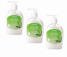 3 Pk Aloe Vera Hand soap 7.5 oz each