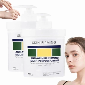 Advanced Firming & Wrinkle-Reducing Cream, Skin Firming Rejuvenating Cream, Skin Firming Rejuvenating Serum, Anti-Wrinkle Firming Multi-purpose Cream for All Skin Types (2 Pcs)