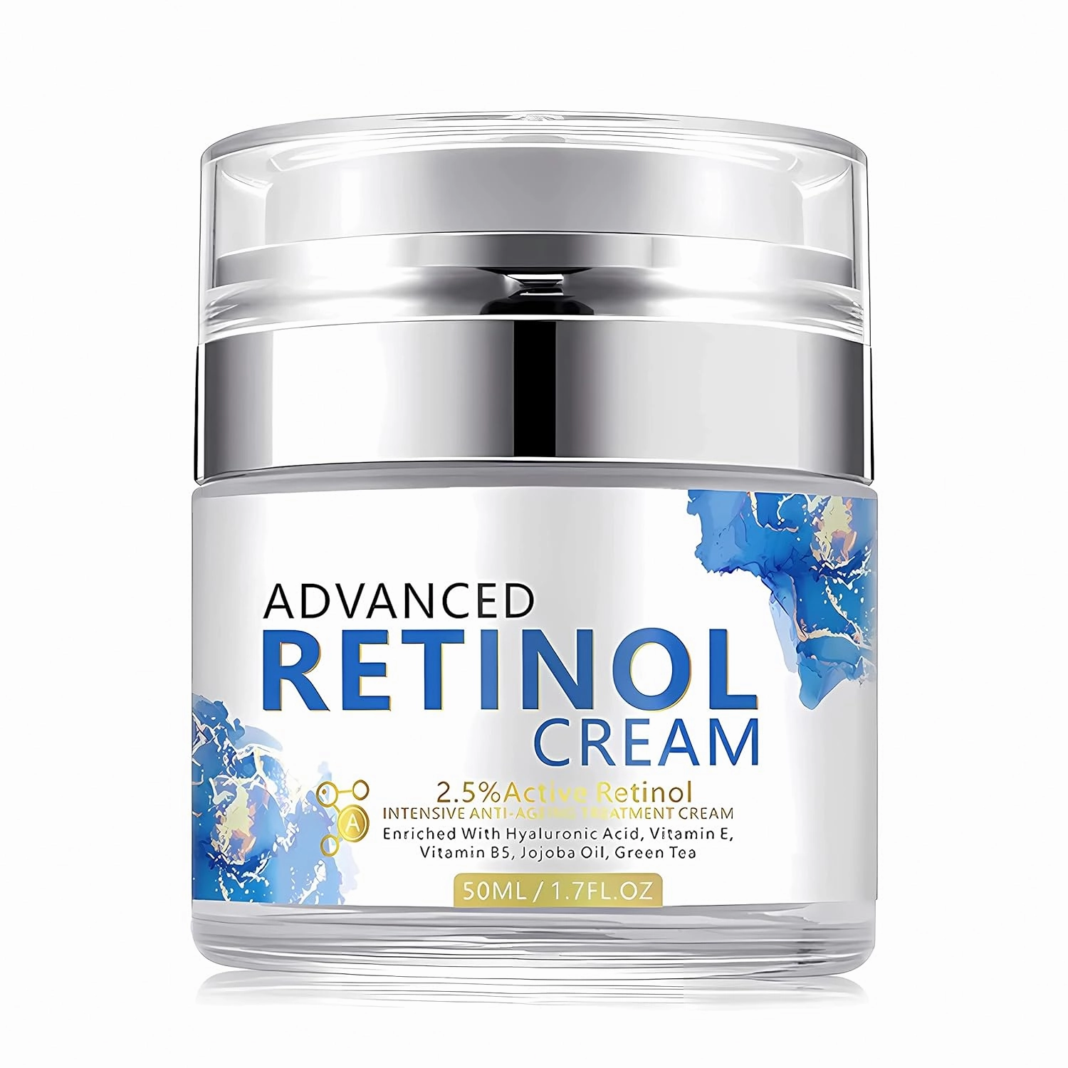 Advanced Retinol Dayand Night Face Cream for Face and Eye Area with Anti-Aging Benefits, Reduces Wrinkles and Fine Lines, and Promotes Skin Renewal for Smoother, Healthier-Looking Skin
