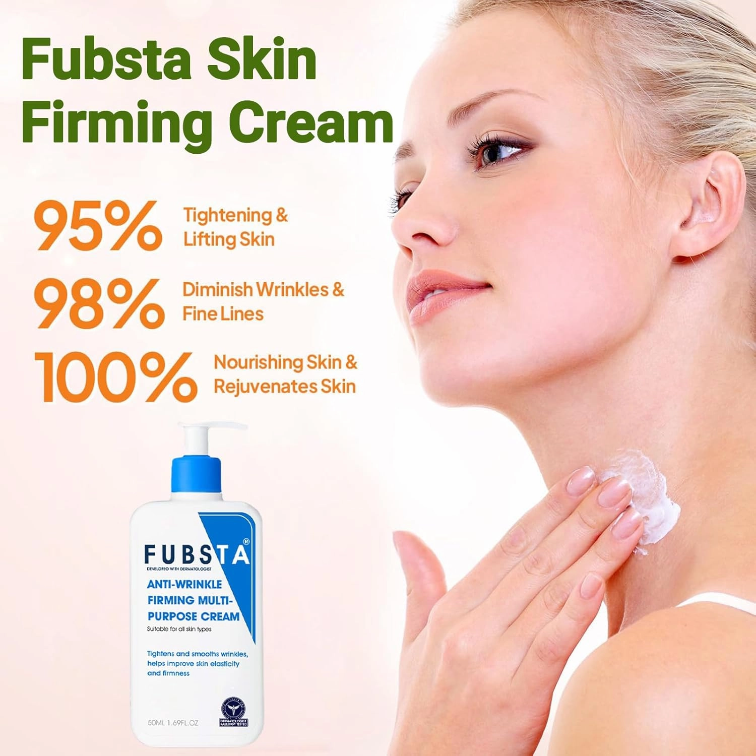 Advanced Skin Tightening Rejuvenating cream, Skin Firming Rejuvenating Serum, Skin Firming Cream, Restore Skin Elasticity, for All Skin Types (4 Bottle)