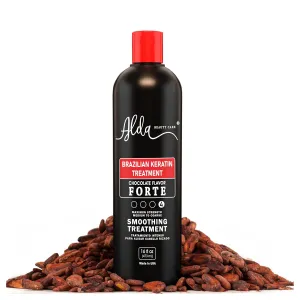 Alda Chocolate Brazilian Keratine Treatment Permanent Straightening Blowout System (16 fl oz)