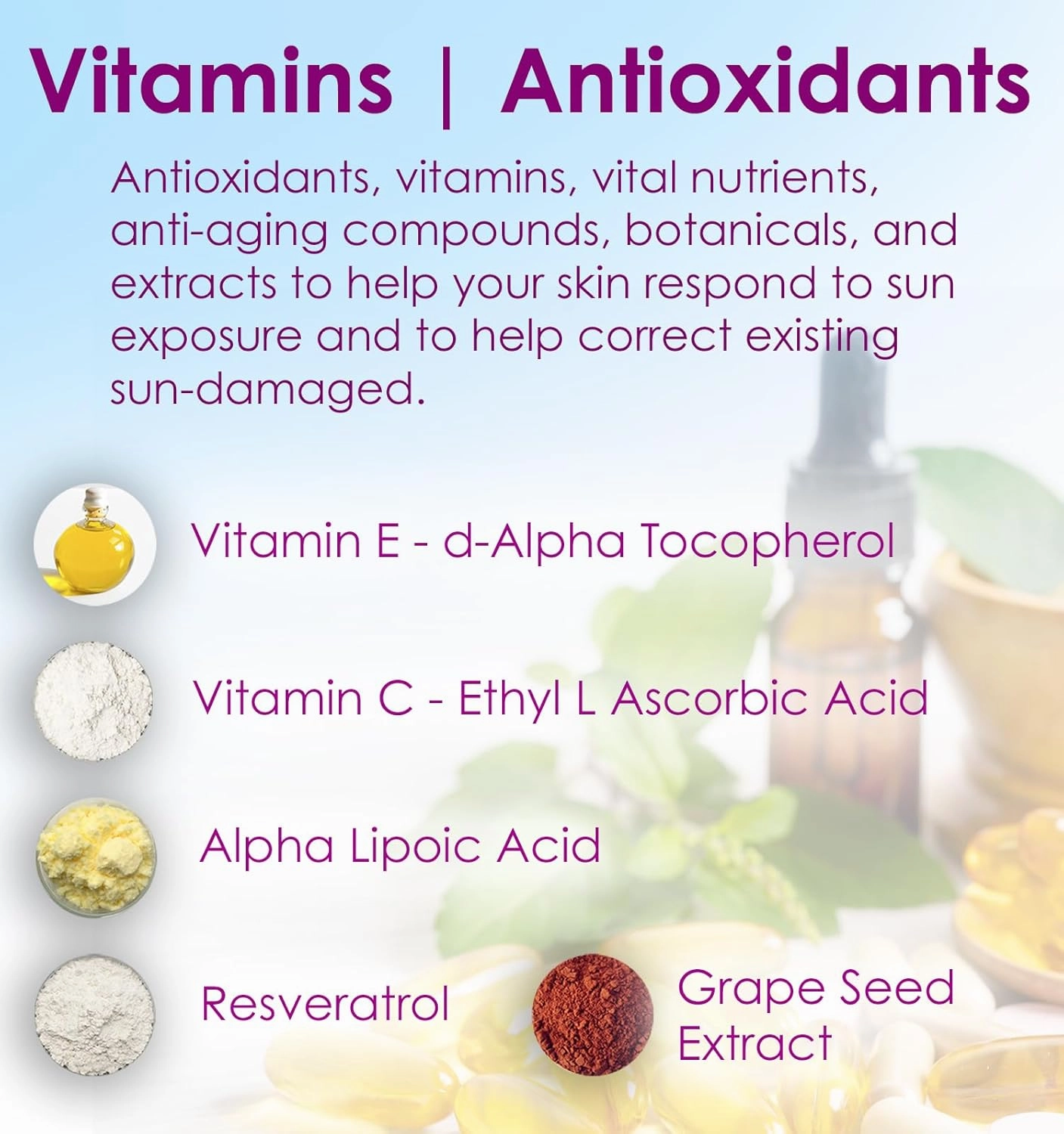 All Natural Sunscreen | Restorative Antioxidant