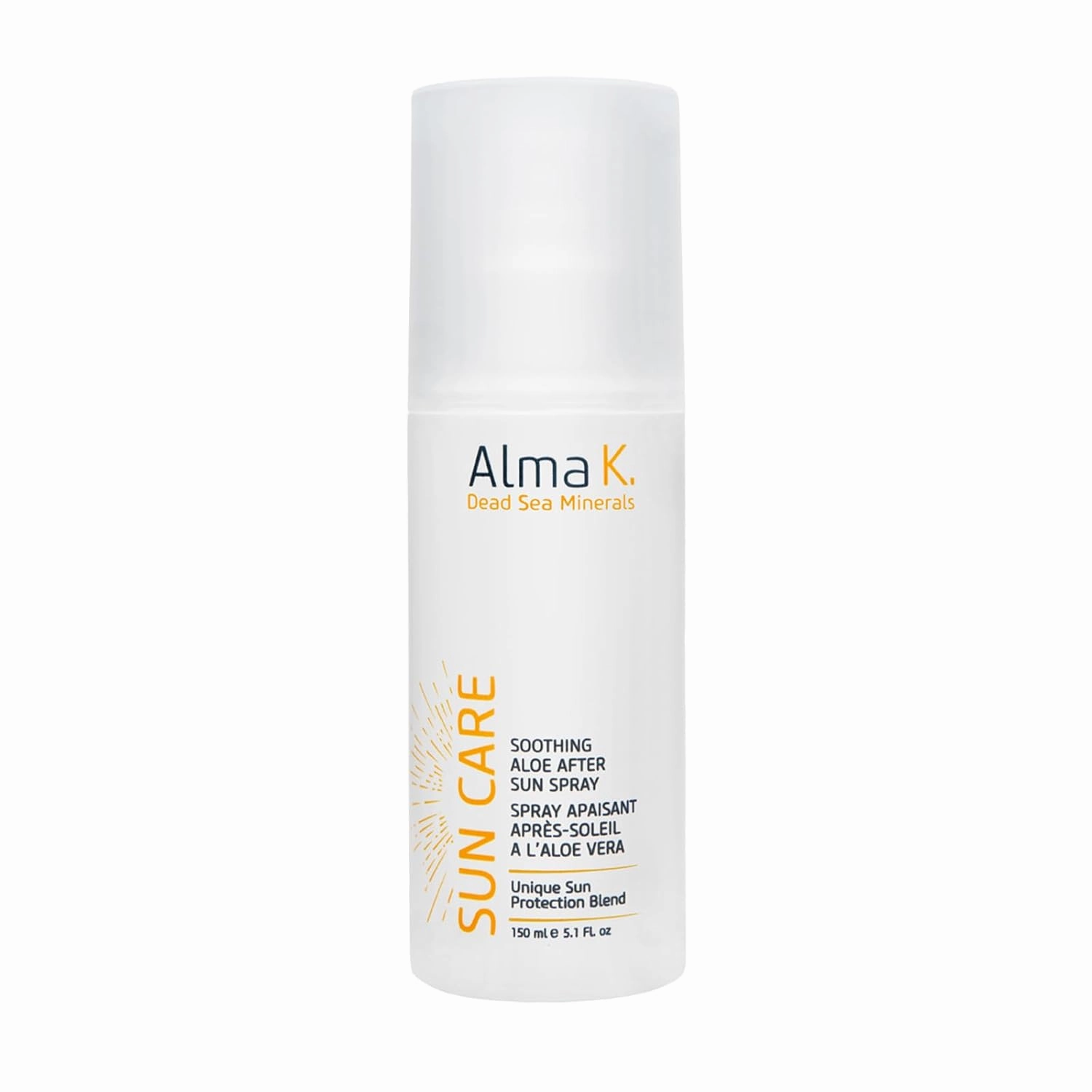 Alma K Soothing Aloe After Sun Spray - After Sun Care - Aloe Vera Gel, Dead Sea Minerals - Sunburn Relief - Vacation Essentials for Women - 5.1 oz