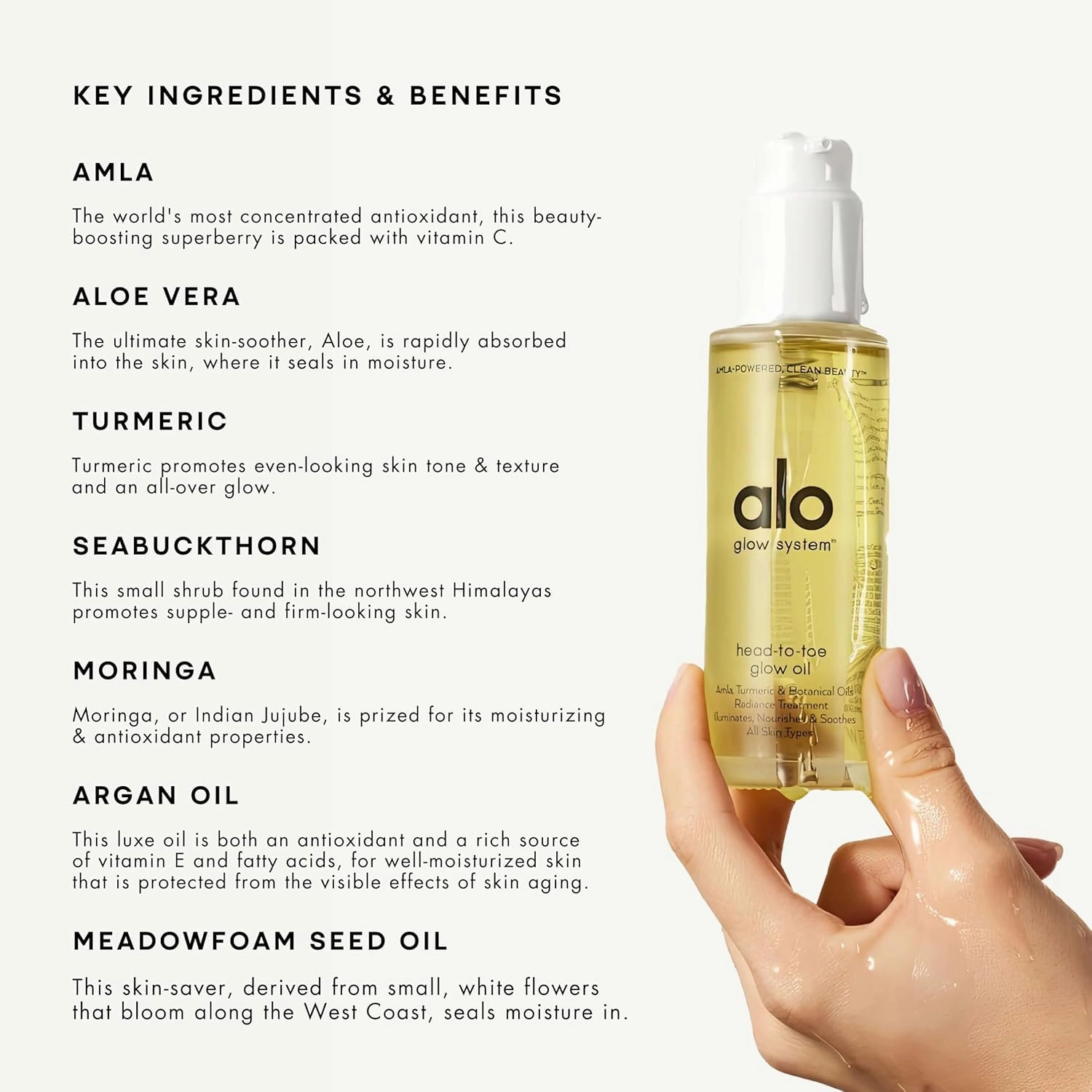 Alo Head-to-Toe Glow Oil   Travel | Glow-Boosting Natural Dry Body Oil | Jojoba, Amla, Aloe & Vitamin E | Hydrates & Nourishes Skin | Citrus Scent | 3.2   0.7 Oz