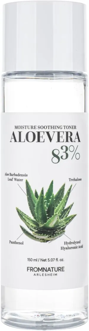 Aloe Vera Moisture Soothing Toner 150ml - Hydrating & Nourishing with Hyaluronic Acid