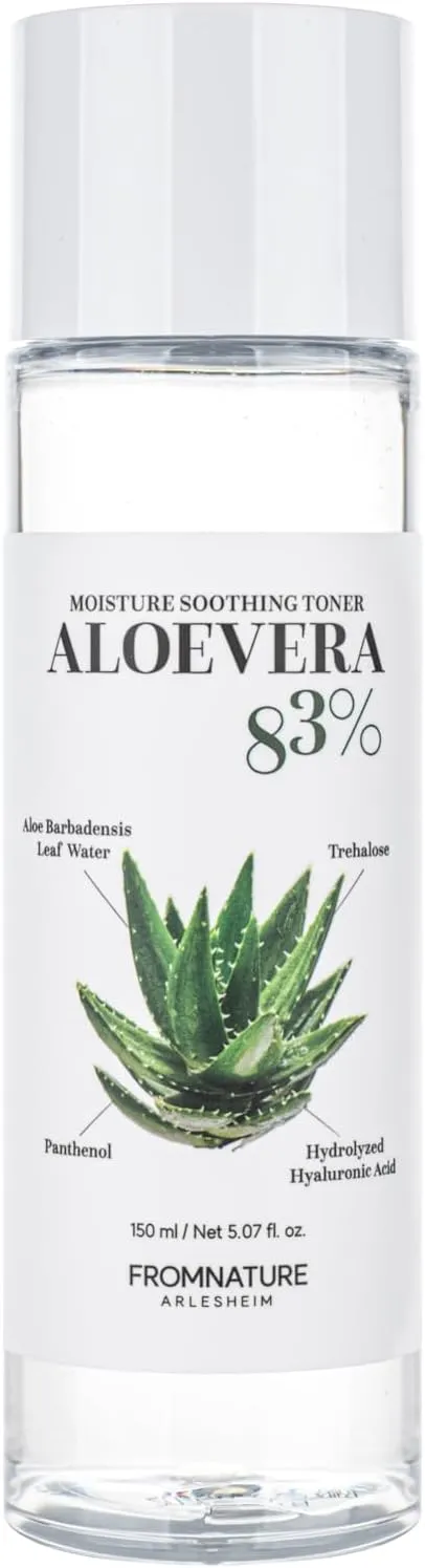 Aloe Vera Moisture Soothing Toner 150ml - Hydrating & Nourishing with Hyaluronic Acid