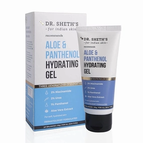 Aloe & Panthenol Hydrating Gel | Lightweight, Non-Sticky | 50g