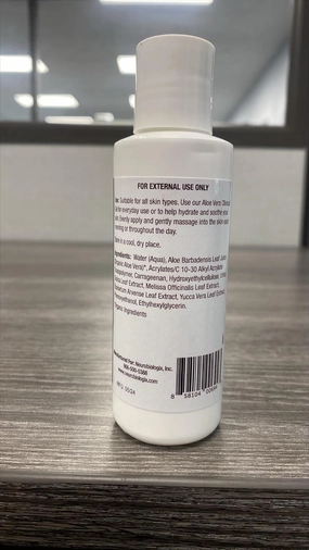 Aloe Vera Clinical Gel 4oz. (Organic/Non GMO) by Neurobiologix