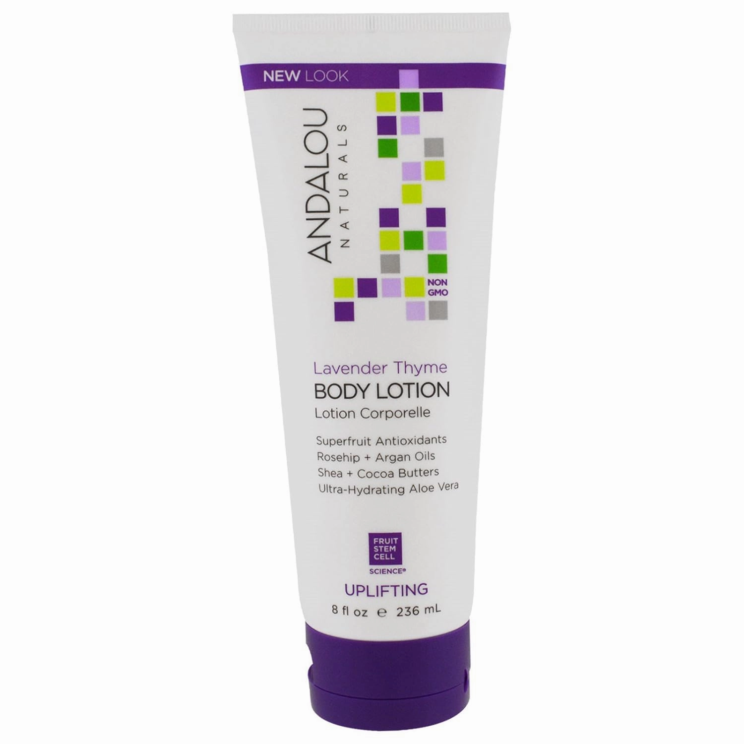 Andalou Naturals Body Lotion, Refreshing Lavender Thyme 8 oz(Pack of 2)