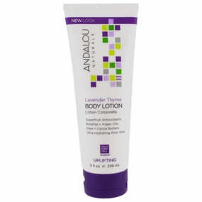Andalou Naturals Body Lotion, Refreshing Lavender Thyme 8 oz(Pack of 2)