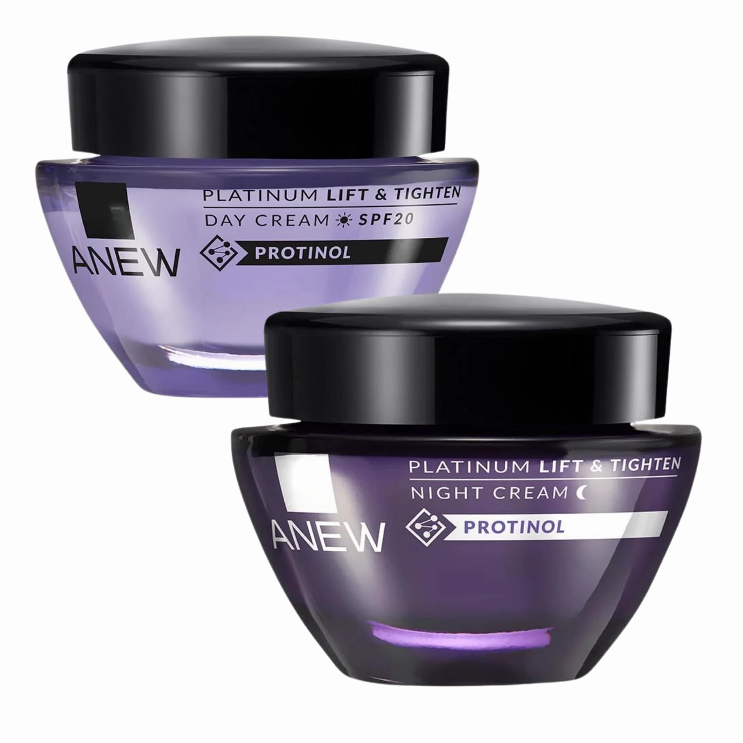 Anew Platinum Day Cream & Night Cream Anti-Aging Skin Care (Ideal for age 50 ) Set of 2