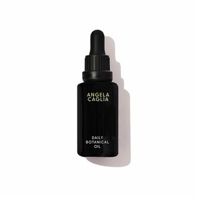 Angela Caglia Daily Botanical Oil - Organic Face Oil for Glowing Skin - Reduces Fine Lines, Wrinkles - Hydrating & Nourishing with Antioxidants - USDA-Certified 1 Fl Oz