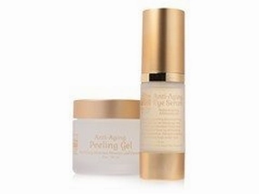 Anti Wrinkle Dead Sea Spa Care Anti-Aging Eye Serum and Anti-Aging Peeling Gel