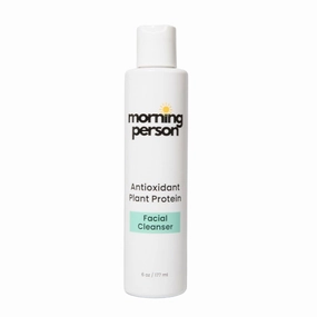 Antioxidant Plant Protein Facial Cleanser - Calming And Soothing With Green Tea And Aloe Vera - Hydrating And De-Puffing - Sulfate and Paraben Free