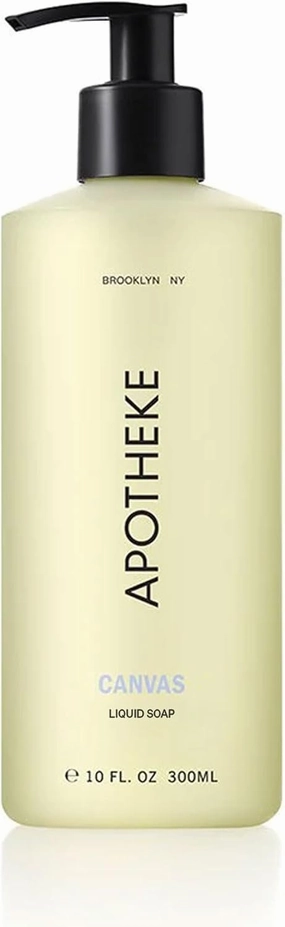 APOTHEKE Liquid Hand Soap, Canvas (10 Fl Oz) - Hydrating Hand Wash with Natural Coconut & Aloe Vera