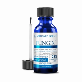 Approved Science Fungix - Nail Fungus Formula - With Tea Tree Oil, 25% Undecylenic Acid, Vitamin E - Pack of 1 - All Natural, Vegan Friendly
