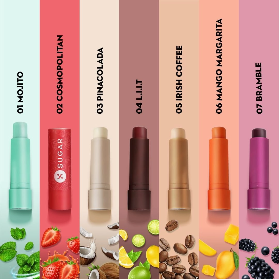 Apricx Tipsy Lip Balm For Dry & Chapped Lips With Vitamin E, Shea Butter and Jojoba Oil | Lip Protection & Nourishment | LipBalm with SPF | 4.5gm - 03 Pinacolada