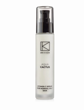 Aqua Cactus Vitamin C Serum – Lightweight Facial Serum for Normal to Oily Skin – Hydrating & Rejuvenating Anti-Aging Serum with Cactus Extract, Vitamin E & Beta-Glucan – 50ml / 1.7oz