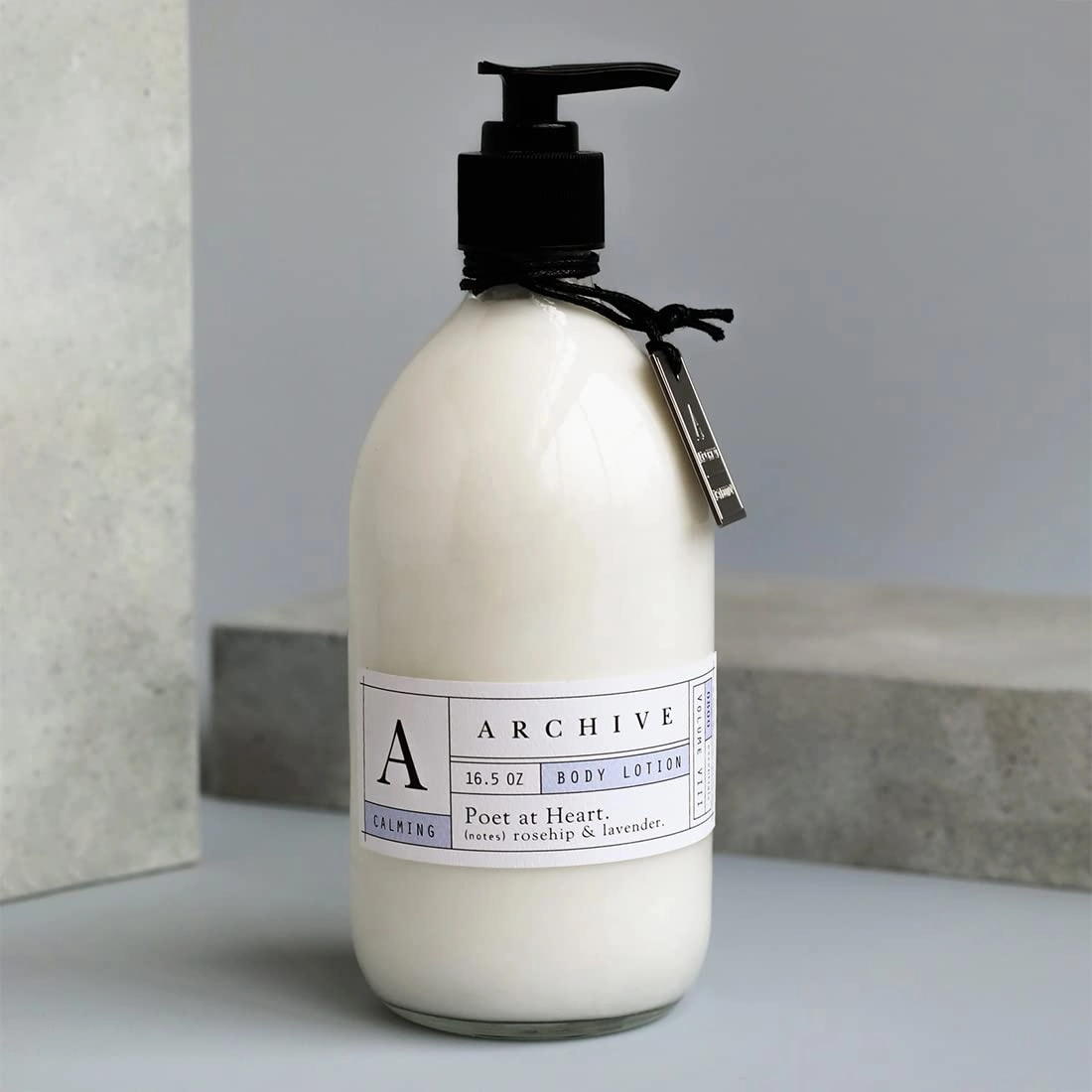 Archive Poet At Heart Body Lotion Natural Moisturizing Lotion for Men & Women Lightly Scented 16.5 oz