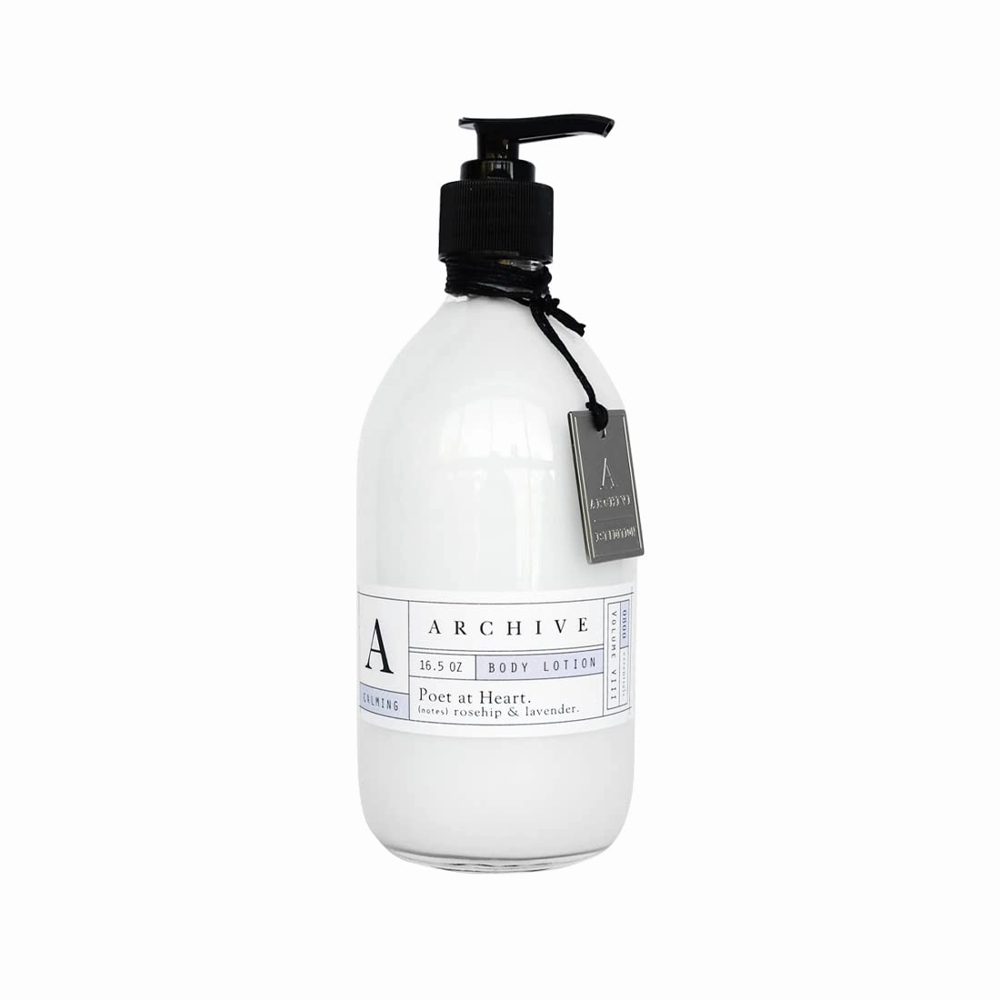 Archive Poet At Heart Body Lotion Natural Moisturizing Lotion for Men & Women Lightly Scented 16.5 oz