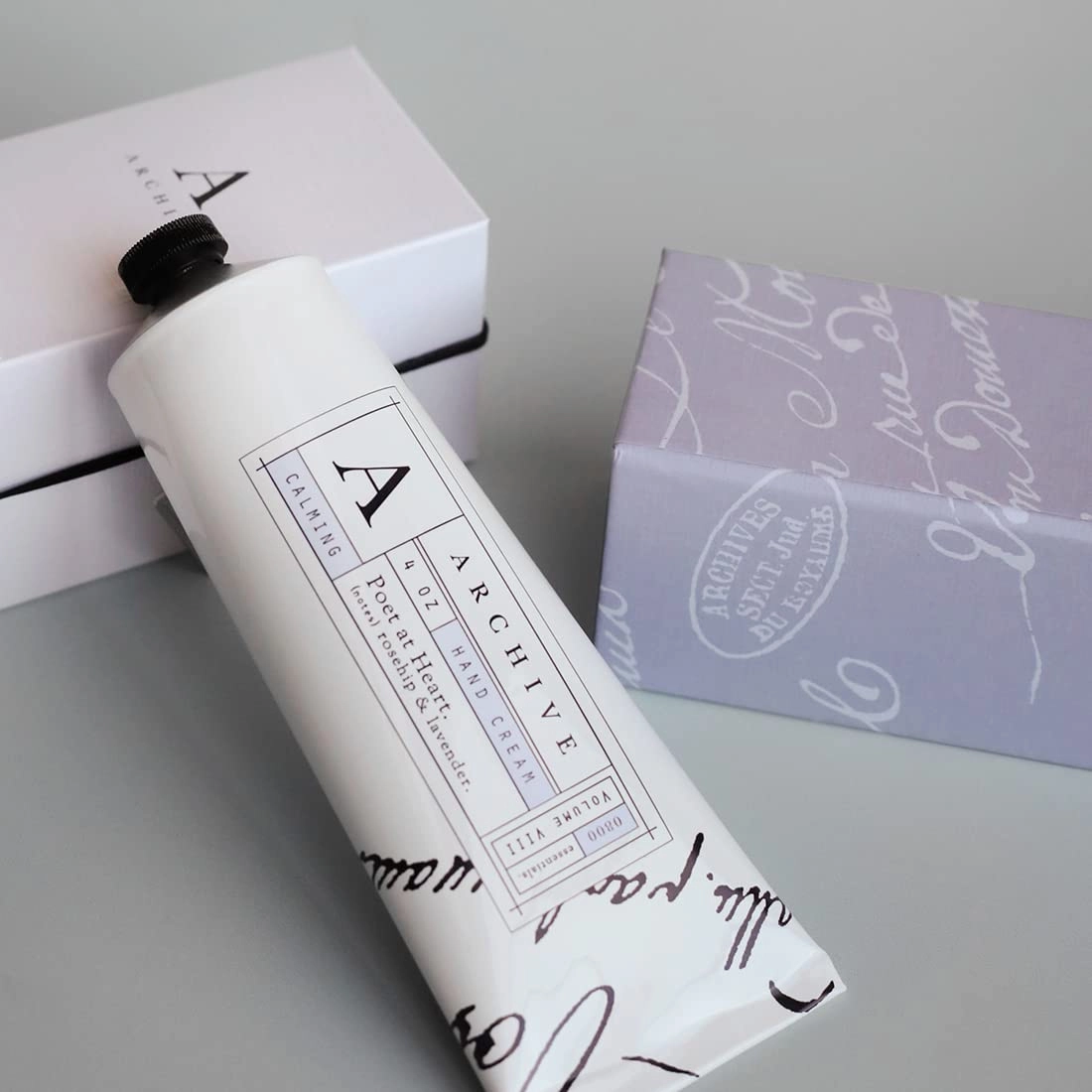 Archive Poet At Heart Hydrating Hand Cream for Women & Men Natural Ingredients Moisturizing Lotion for Dry Hands 4 oz