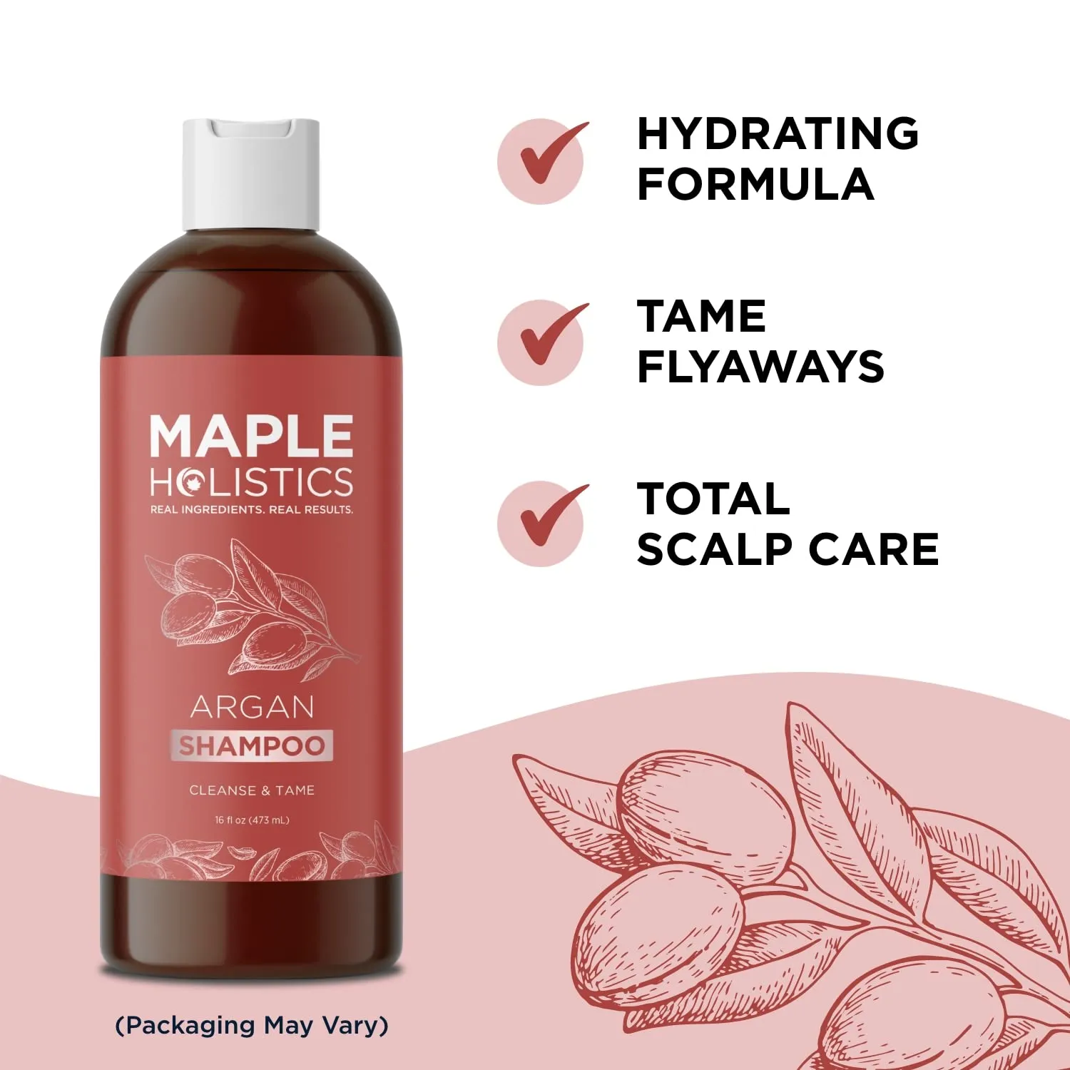 Argan Oil Shampoo for Dry Hair - Sulfate Free Shampoo for Damaged Hair and Frizz with Argan Oil for Hair - Volumizing Shampoo for Hair Shine and Volume Featuring Ultra Moisturizing Natural Oils
