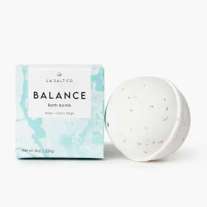 Balance Bath Bomb, 8 OZ - Large, Handmade with Natural Ingredients, Mineral-Rich Himalayan Salt, Cruelty-Free, Made with Pure Therapeutic Grade Essential Oils