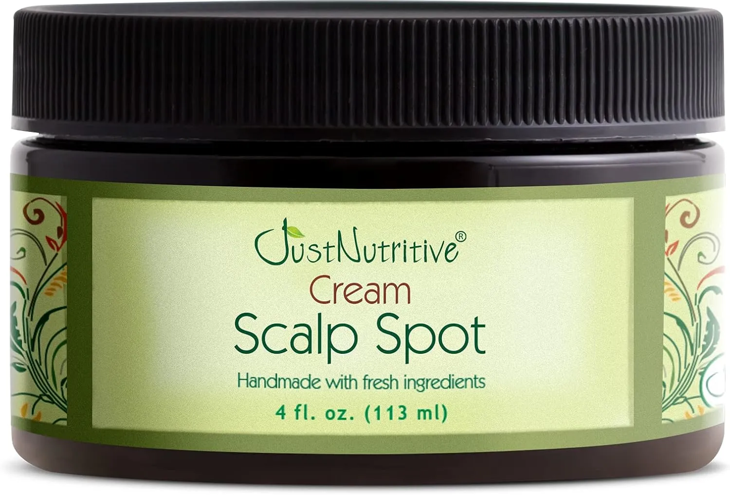 Bald Spot Hair Growth Cream | Scalp Treatment for Receding Hair | For Men and Women | Just Nutritive | 4 Oz