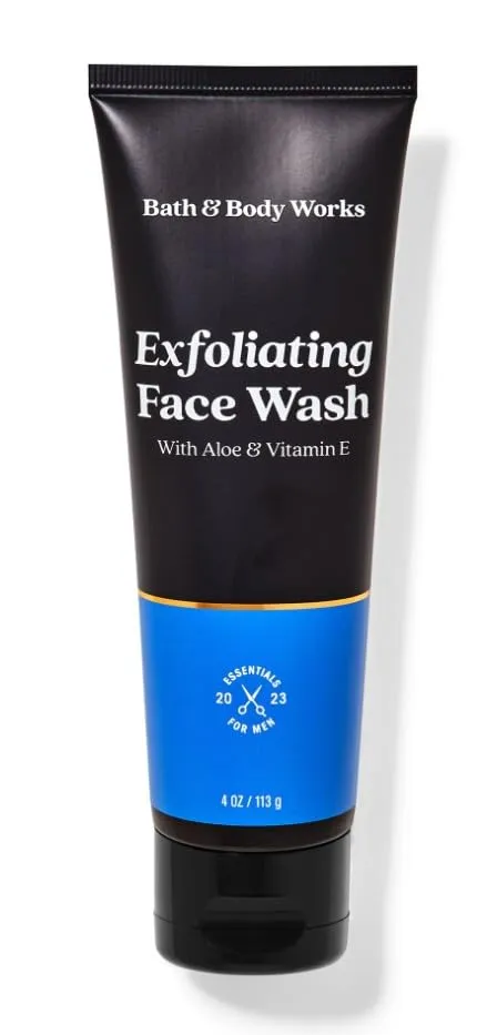 Bath and Body Exfoliating Face Wash With Vitamin E & Aloe | 4 oz