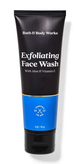 Bath and Body Exfoliating Face Wash With Vitamin E & Aloe | 4 oz