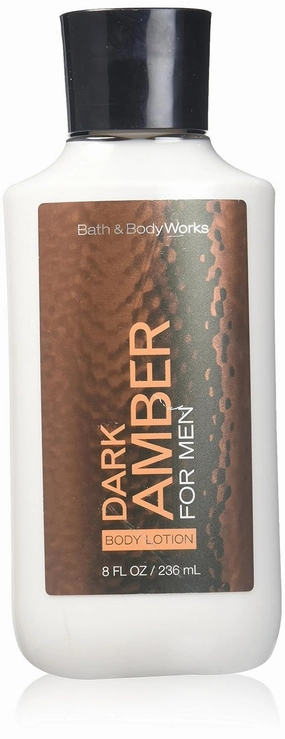 Bath Body Works Dark Amber 8.0 oz Body Lotion