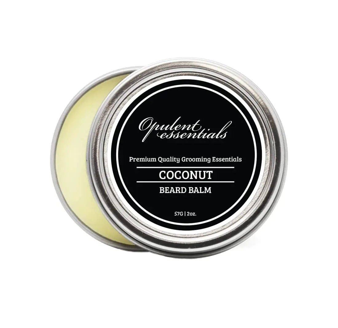 Beard Balm, Beard Growth Softener Moisturizer Conditioner, Coconut Scent