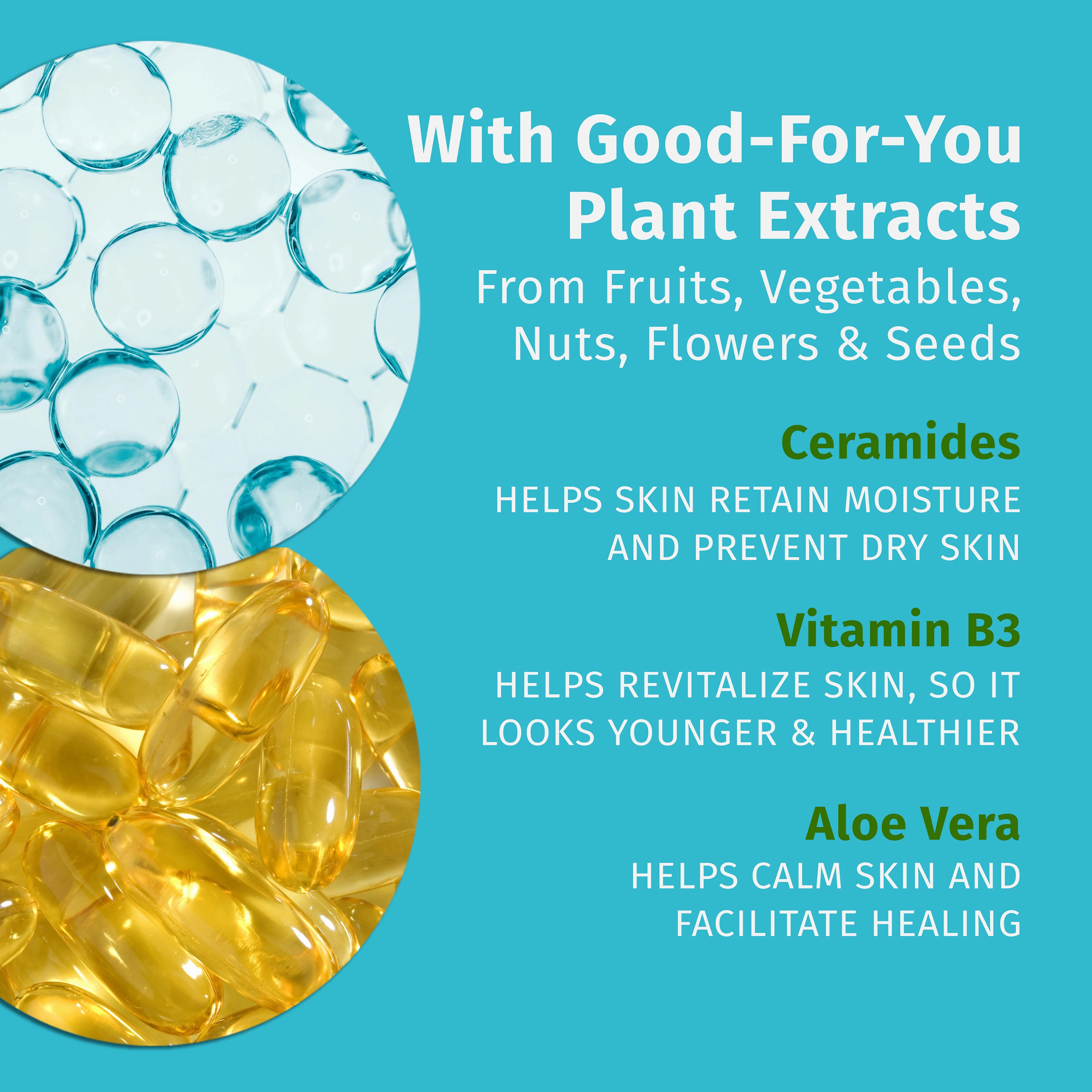 Beauty Actives Cucumber & Aloe Herbal Body Serum with Ceramides & B3