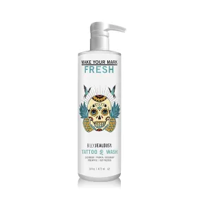 Billy Jealousy Make Your Mark Fresh Tattoo Wash, Cleansing and Hydrating Tattoo Aftercare Enriched With Cucumber and Rosemary