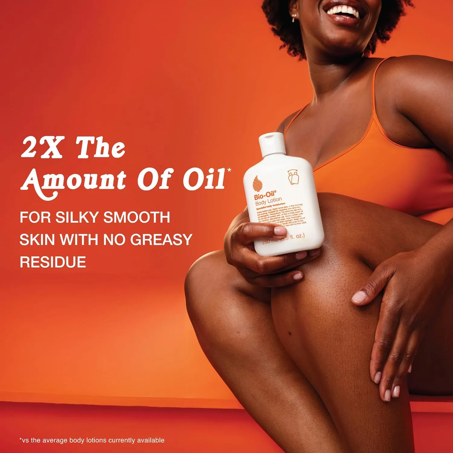 Bio-Oil Moisturizing Body Lotion for Dry Skin, Ultra-Lightweight High-Oil Hydration, with Jojoba Oil, Rosehip Oil, Shea Oil, and Hyaluronic Acid, 8.5 oz