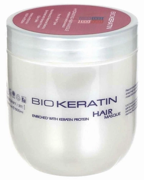 Bio Keratin - Hydrating Hair Masque 16.9 Fl.Oz (500ml). Nourishes & Restores Elasticity Hair.
