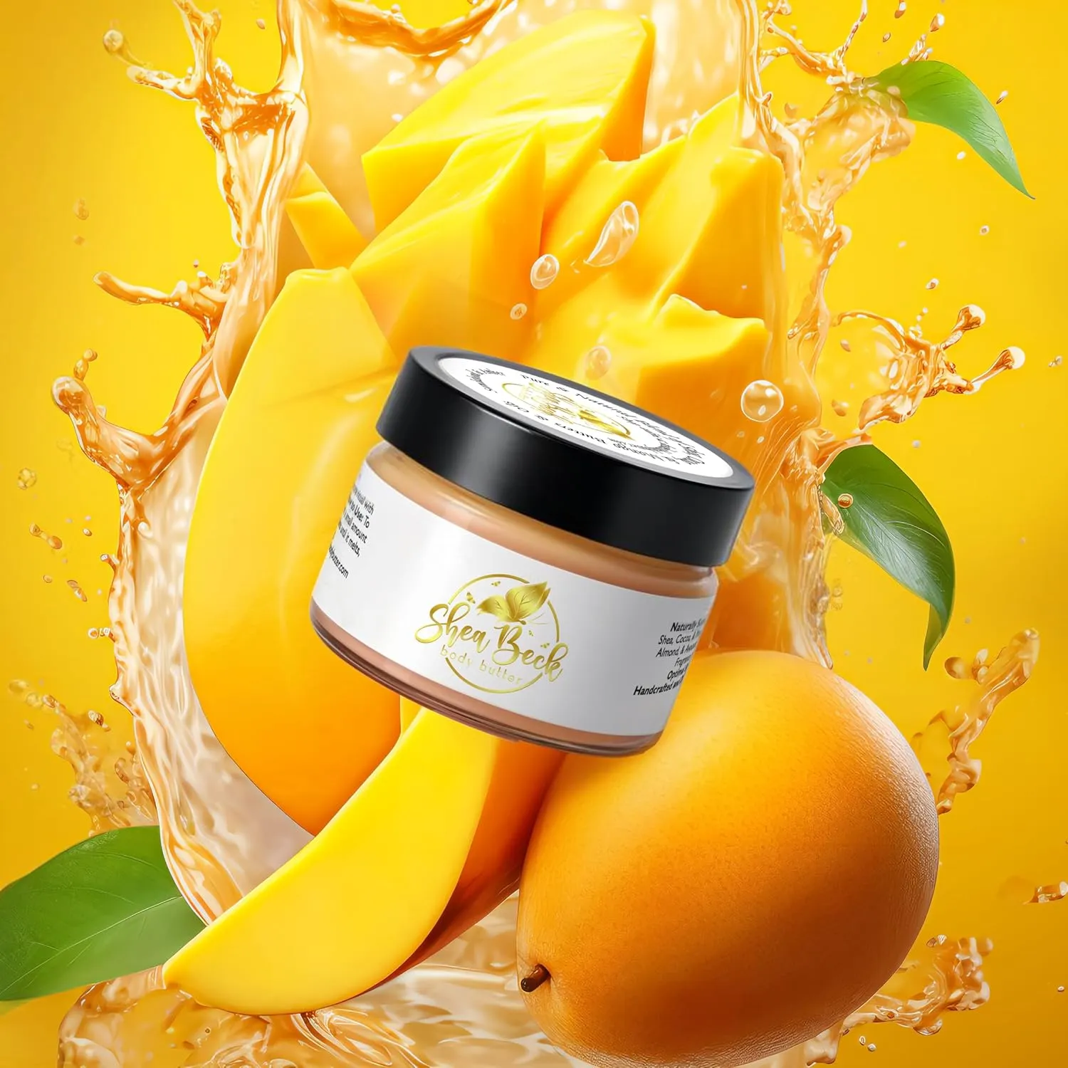 Body Butter Blend: Natural Shea, Cocoa, & Mango w/Jojoba Oil for Radiant Skin and Beard | Moisturizing (4oz (Bali Mango, Our Version of))