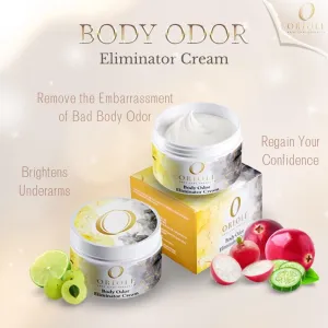 Body Odor Eliminator for Women, Neutral Fragrance Deodorant Cream Sensitive Skin, Removes Bad Under Arm and Armpit Odor, Hyperhidrosis, 50g