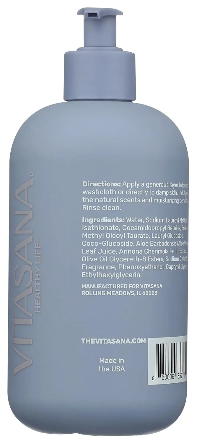 Body Wash, EWG Verified, Plant Derived, Hypoallergenic. Paraben, Sulfate, Petroleum & Cruelty-Free, Lavender/Citrus Scent, 16oz