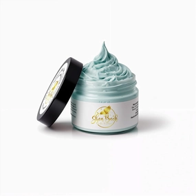 Body Butter Blend: Natural Shea, Cocoa, & Mango w/Jojoba Oil for Radiant Skin and Beard | Moisturizing (4 Oz, Baby Powder)