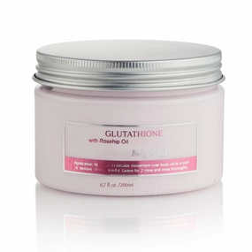 Body Scrub with Rosehip Extract – Smoothing & Clarifying Exfoliator for Soft, Glowing Skin – 200g