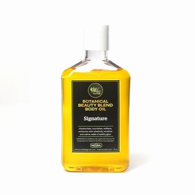 Botanical Beauty Blend Body Oil for Women – 8 oz Moisturizing Oil for All Skin Types – Hydrating Body Oil with Jojoba, Coconut & Vitamin E – Natural Body Oil Moisturizer, Signature