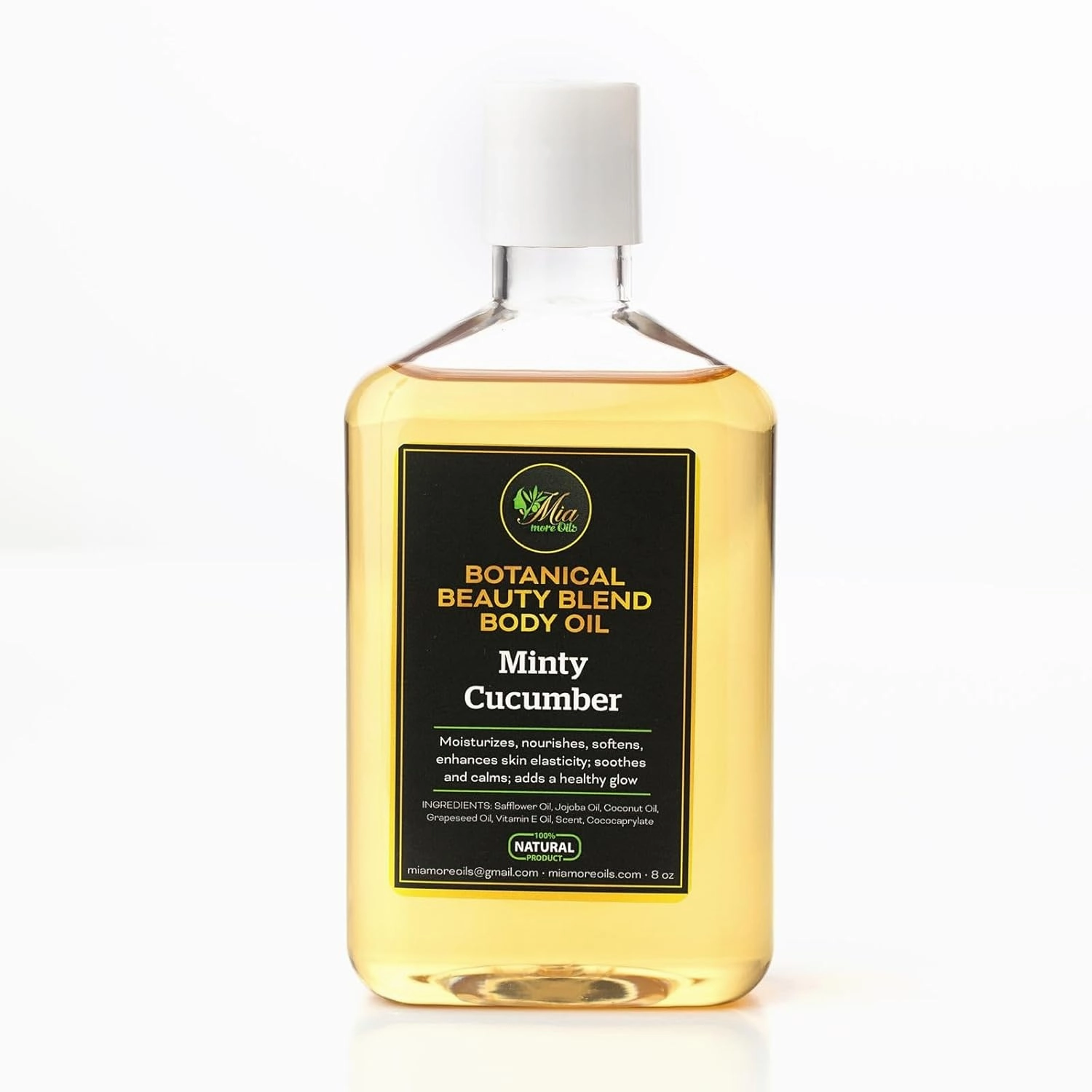 Botanical Beauty Blend Body Oil for Women – 8 oz Moisturizing Oil for All Skin Types – Hydrating Body Oil with Jojoba, Coconut & Vitamin E – Natural Body Oil Moisturizer, Signature